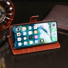 Load image into Gallery viewer, dewei Crazy Horse Texture Horizontal Flip Leather Case with Holder &amp; Card Slots &amp; Wallet, For iPhone XS