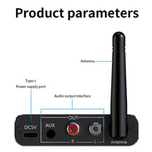 Load image into Gallery viewer, Portable Bluetooth Receiver Audio AUX Adapter Supports USB Disk, TF Card With Remote Control, D19