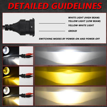 Load image into Gallery viewer, T11 2pcs/Pack 55W 3 inch High Power Dual Lens Fog Light, Low Holder for LADA Priora 2007-2013, High Holder for LADA VAZ 2170 / 2171 / 2072, Left and Right Oblique Angle for LADA 2190 / 2192
