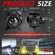 Load image into Gallery viewer, T14 2pcs/Pack 55W 3 inch High Power Dual Lens Fog Light Left and Right Mount Holder Style, For DAF Trucks