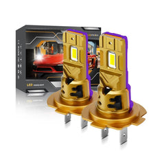 Load image into Gallery viewer, 2pcs/Pack 35W 3000LM 6500K IP68 Waterproof Car LED Headlight Bulb, H7