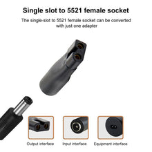 Load image into Gallery viewer, DC 5.5 x 2.1mm Female to Shaver Interface Charging Adapter Converter, 7pcs / Set, 8pcs / Set
