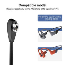 Load image into Gallery viewer, Bone Conduction Earphone Magnetic Charging Cable For Shokz OpenSwim Pro S710, USB to 4 Pin, Type-C to 4 Pin