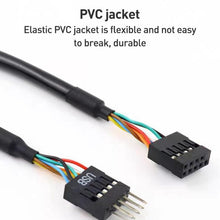 Load image into Gallery viewer, 2pcs Computer Motherboard USB3.0 Adapter Cable, 20 Pin Male to 9 Pin Female, 9 Pin Male to 20 Pin Female