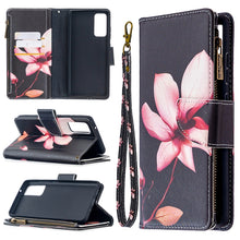 Load image into Gallery viewer, Colored Drawing Pattern Zipper Horizontal Flip Leather Case with Holder &amp; Card Slots &amp; Wallet