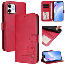 Load image into Gallery viewer, Litter Panda Embossing RFID Leather Phone Case with Lanyard, For iPhone 14 Pro Max, For iPhone SE 2022 / 2020 / 8 / 7, For iPhone 13 Pro Max, For iPhone 13 Pro, For iPhone 13 mini, For iPhone 12 / 12 Pro, For iPhone 12 Pro Max, For iPhone 12 mini