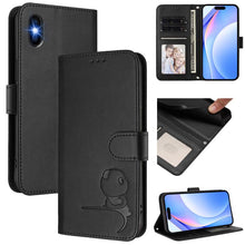 Load image into Gallery viewer, Litter Panda Embossing RFID Leather Phone Case with Lanyard, For iPhone 11 Pro Max, For iPhone 11, For iPhone 11 Pro, For iPhone X / XS, For iPhone XR, For iPhone XS Max, For iPhone 8 Plus / 7 Plus