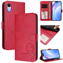 Load image into Gallery viewer, Litter Panda Embossing RFID Leather Phone Case with Lanyard, For iPhone 11 Pro Max, For iPhone 11, For iPhone 11 Pro, For iPhone X / XS, For iPhone XR, For iPhone XS Max, For iPhone 8 Plus / 7 Plus