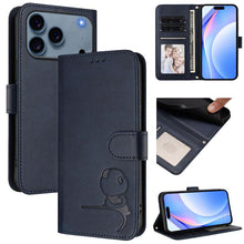 Load image into Gallery viewer, Litter Panda Embossing RFID Leather Phone Case with Lanyard, For iPhone 18 Pro / 17 Pro, For iPhone 18 Pro Max / 17 Pro Max, For iPhone 17e / 16e, For iPhone 17, For iPhone Air, For iPhone 16 Pro Max, For iPhone 16 Pro, For iPhone 16 Plus