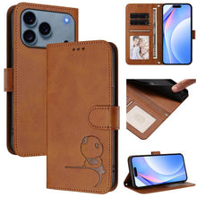 Load image into Gallery viewer, Litter Panda Embossing RFID Leather Phone Case with Lanyard, For iPhone 18 Pro / 17 Pro, For iPhone 18 Pro Max / 17 Pro Max, For iPhone 17e / 16e, For iPhone 17, For iPhone Air, For iPhone 16 Pro Max, For iPhone 16 Pro, For iPhone 16 Plus