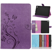 Load image into Gallery viewer, Butterfly Flower Embossing Pattern Horizontal Flip Leather Case with Holder &amp; Card Slots &amp; Wallet