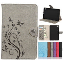 Load image into Gallery viewer, Butterfly Flower Embossing Pattern Horizontal Flip Leather Case with Holder &amp; Card Slots &amp; Wallet