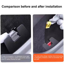 Load image into Gallery viewer, 2pcs/Set For Tesla Model Y / 3 Car Rear Door Mechanical Switch Handle Extended Manual Door Release Safety Pull Rope