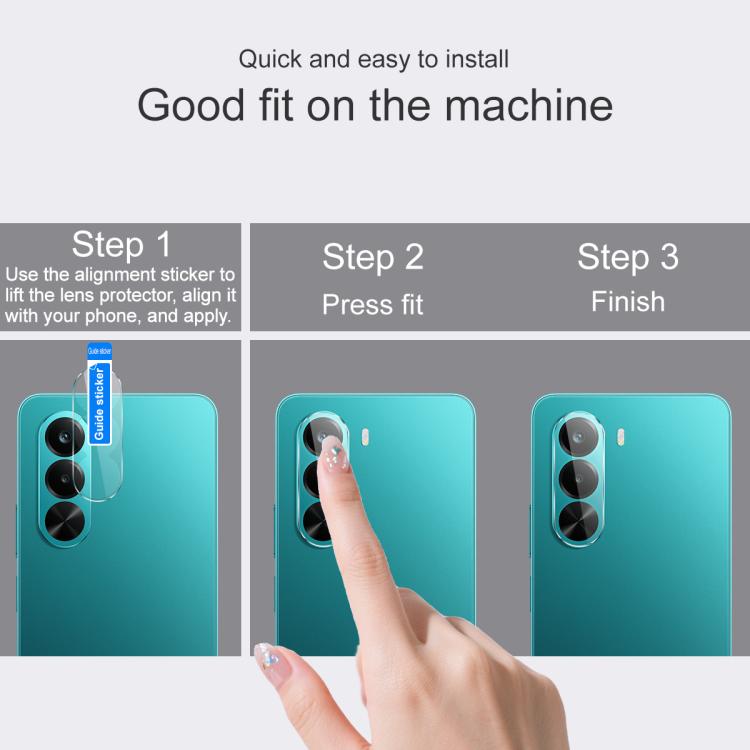 IMAK Rear Camera Lens Glass Film Thin Version, For Realme P4x 5G/OnePlus Nord CE6 Lite, For Realme Neo8 5G, For Realme 16 5G, For Realme 16 Pro+ 5G Global, For Realme 16 Pro 5G Global, For Realme C85 5G/C85 Pro 4G, For Realme 15T 5G                    ...