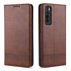 AZNS Magnetic Calf Texture Horizontal Flip Leather Case with Card Slots & Holder & Wallet, For Huawei Nova 7, For Huawei Nova 7 SE, For Huawei Enjoy 20, For Huawei Maimang 9, For Huawei Honor X10, For OPPO A9 (2020), For OPPO A31 / A8                  ...