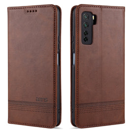 AZNS Magnetic Calf Texture Horizontal Flip Leather Case with Card Slots & Holder & Wallet, For Huawei Nova 7 SE, For Huawei Nova 7, For Huawei Enjoy 20, For Huawei Maimang 9, For Huawei Honor X10, For OPPO A9 (2020), For OPPO A31 / A8                  ...