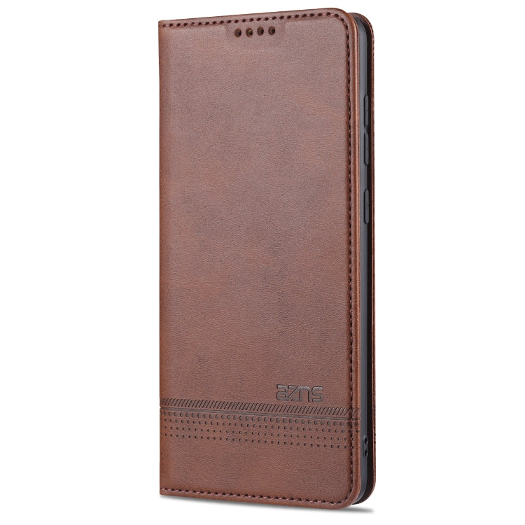 AZNS Magnetic Calf Texture Horizontal Flip Leather Case with Card Slots & Holder & Wallet