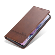 Load image into Gallery viewer, AZNS Magnetic Calf Texture Horizontal Flip Leather Case with Card Slots &amp; Holder &amp; Wallet