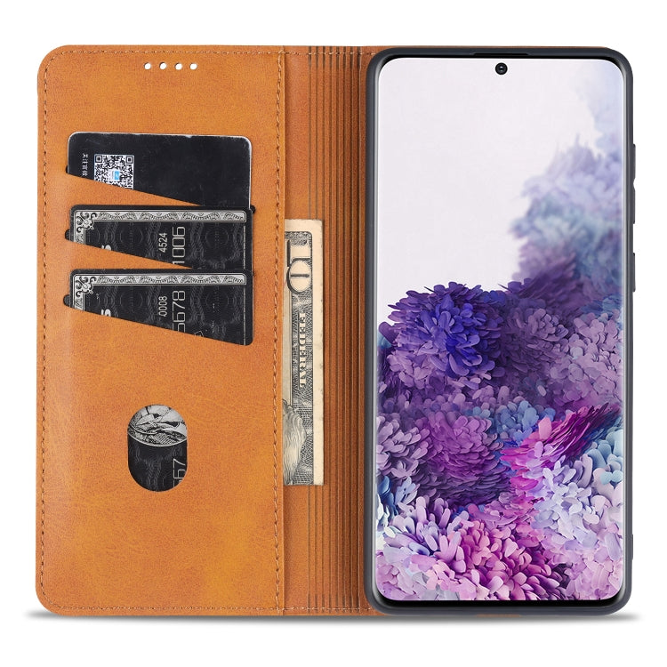 AZNS Magnetic Calf Texture Horizontal Flip Leather Case with Card Slots & Holder & Wallet