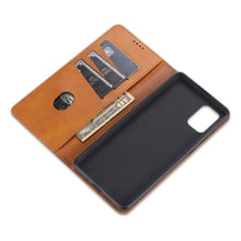 Load image into Gallery viewer, AZNS Magnetic Calf Texture Horizontal Flip Leather Case with Card Slots &amp; Holder &amp; Wallet