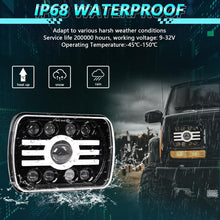 Load image into Gallery viewer, Y19 H4 7 inch Car Sun Style Square Modified Headlight for Jeep Wrangler, Y19