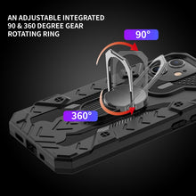 Load image into Gallery viewer, Iron Knight Series 2 in 1 PC + TPU Phone Case with Ring Holder, For iPhone 12 mini, For iPhone 12 / 12 Pro, For iPhone 12 Pro Max