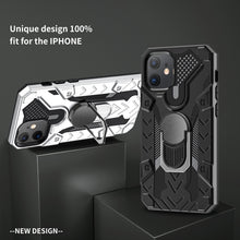 Load image into Gallery viewer, Iron Knight Series 2 in 1 PC + TPU Phone Case with Ring Holder, For iPhone 12 mini, For iPhone 12 / 12 Pro, For iPhone 12 Pro Max