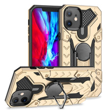 Load image into Gallery viewer, Iron Knight Series 2 in 1 PC + TPU Phone Case with Ring Holder, For iPhone 12 mini, For iPhone 12 / 12 Pro, For iPhone 12 Pro Max
