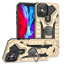 Load image into Gallery viewer, Iron Knight Series 2 in 1 PC + TPU Phone Case with Ring Holder, For iPhone 12 mini, For iPhone 12 / 12 Pro, For iPhone 12 Pro Max