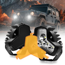 Load image into Gallery viewer, 2pcs/Pack Car 80W High-power Matrix Triangle Cannon Work Light with Cable Set, Triangle