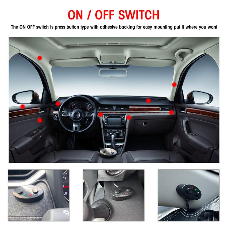 2pcs/Pack Car 70W High-power Matrix Eyes Work Light with Cable Set, Eyes