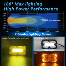 Load image into Gallery viewer, 2pcs/Pack Car 70W High-power Matrix Eyes Work Light with Cable Set, Eyes