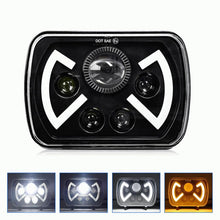 Load image into Gallery viewer, Y22 H4 7 inch Car Butterfly Style Square Modified Headlight for Jeep Wrangler, Y22
