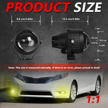 Load image into Gallery viewer, T10 2pcs/Pack 55W 3 inch High Power Dual Lens Fog Light, Universal Double Holder, T10