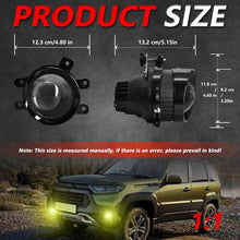 Load image into Gallery viewer, T12 2pcs/Pack 55W 3 inch High Power Dual Lens Fog Light Oblique Style for Toyota, T12 Left Driver, T12 Right Driver