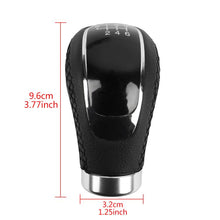 Load image into Gallery viewer, Car Manual Gear Lever Knob Leather Gear Shift Knob, with Hole