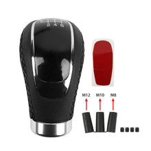 Load image into Gallery viewer, Car Manual Gear Lever Knob Leather Gear Shift Knob, with Hole