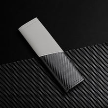 Load image into Gallery viewer, Car Leather Carbon Fiber Stitching Seat Belt Shoulder Guard