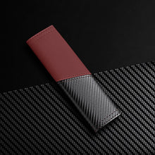 Load image into Gallery viewer, Car Leather Carbon Fiber Stitching Seat Belt Shoulder Guard
