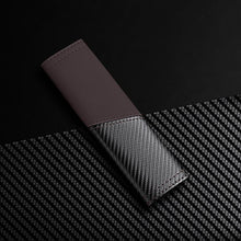Load image into Gallery viewer, Car Leather Carbon Fiber Stitching Seat Belt Shoulder Guard