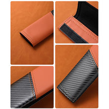 Load image into Gallery viewer, Car Leather Carbon Fiber Stitching Seat Belt Shoulder Guard