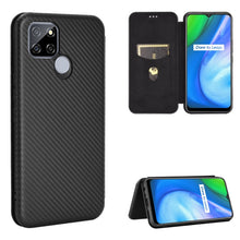 Load image into Gallery viewer, Carbon Fiber Texture Magnetic Horizontal Flip TPU + PC + PU Leather Case with Card Slot