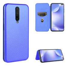 Load image into Gallery viewer, Carbon Fiber Texture Magnetic Horizontal Flip TPU + PC + PU Leather Case with Card Slot