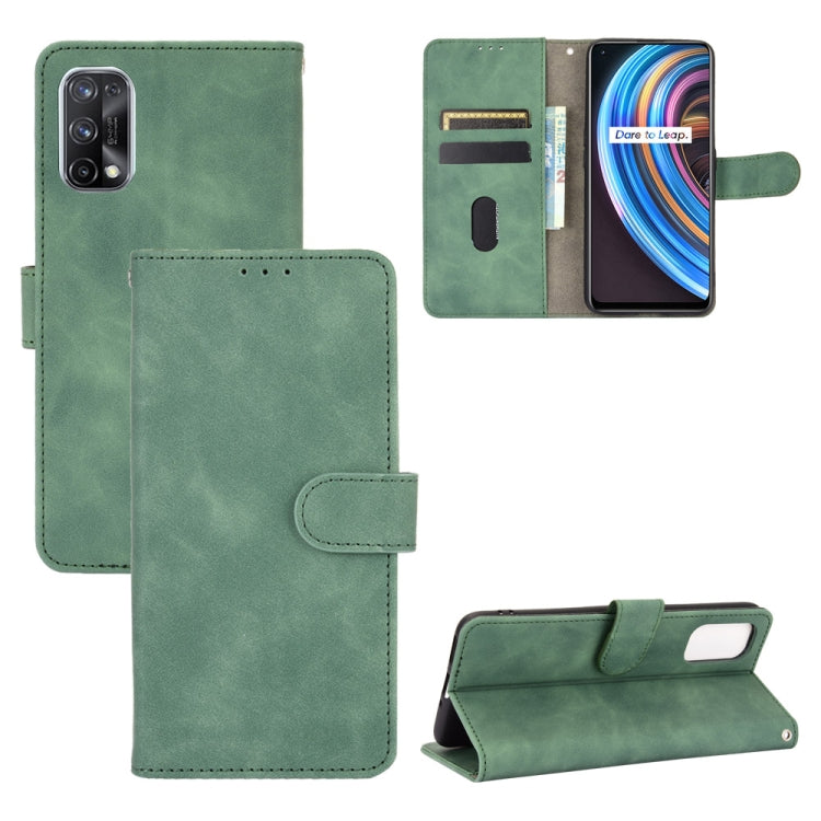 Solid Color Skin Feel Magnetic Buckle Horizontal Flip Calf Texture PU Leather Case with Holder & Card Slots & Wallet