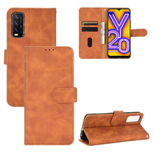Load image into Gallery viewer, Solid Color Skin Feel Magnetic Buckle Horizontal Flip Calf Texture PU Leather Case with Holder &amp; Card Slots &amp; Wallet