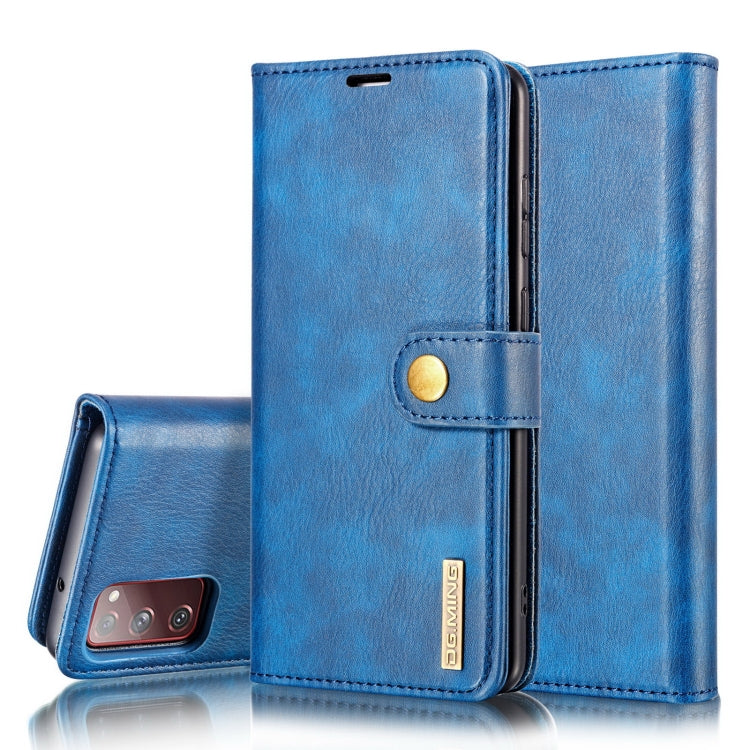 DG.MING Crazy Horse Texture Flip Detachable Magnetic Leather Case with Holder & Card Slots & Wallet