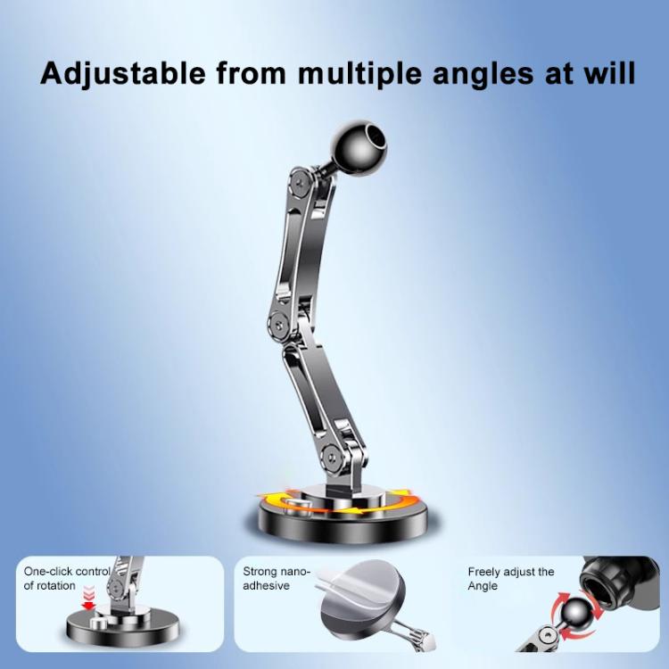 17mm Universal Ball 360 Degree Rotating Adhesive Car Holder Base, 3-folding, 2-folding