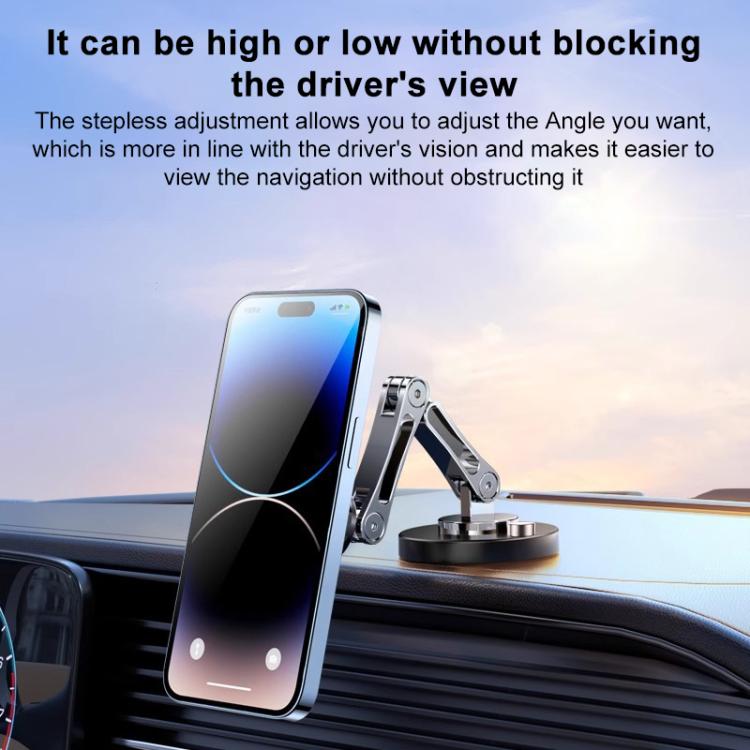 17mm Universal Ball 360 Degree Rotating Adhesive Car Holder Base, 3-folding, 2-folding