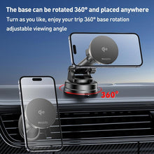 Load image into Gallery viewer, Yesido DS30 2 in 1 15W Wireless Charging Car Desktop Stand