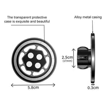 Load image into Gallery viewer, 17mm Universal Ball MagSafe Magnetic Adapter Car Phone Holder Base, C4 Solid Color Black, C5 Hexagonal Black, C6 Round Black, C6 Round Silver